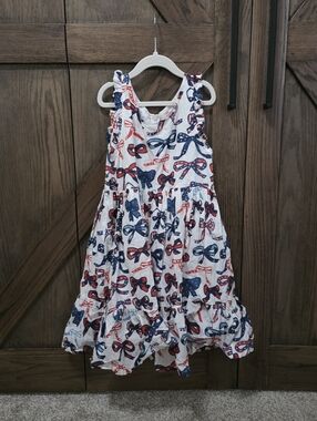 Pink Chicken Americana Bow Dress